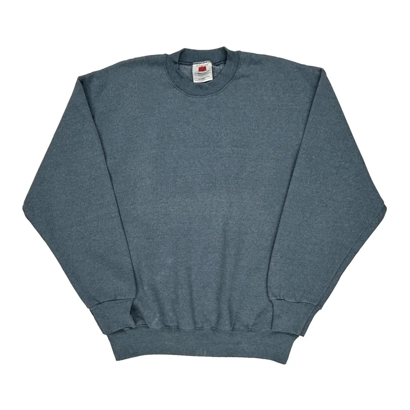 Blank Member'S Mark Sweatshirt - Large Blue Cotton Blend