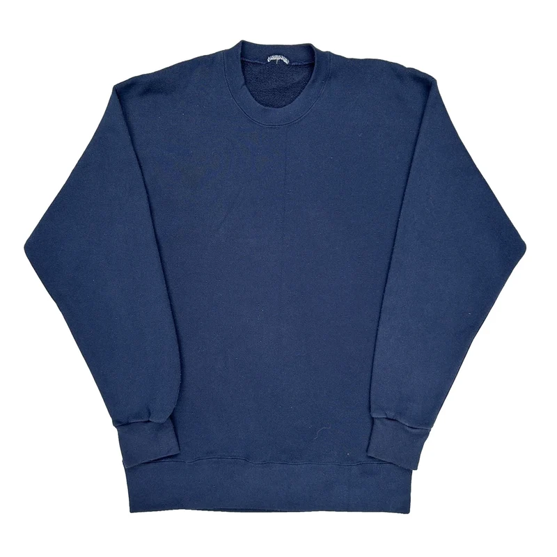 Blank Gildan Sweatshirt - Medium Navy Cotton Blend