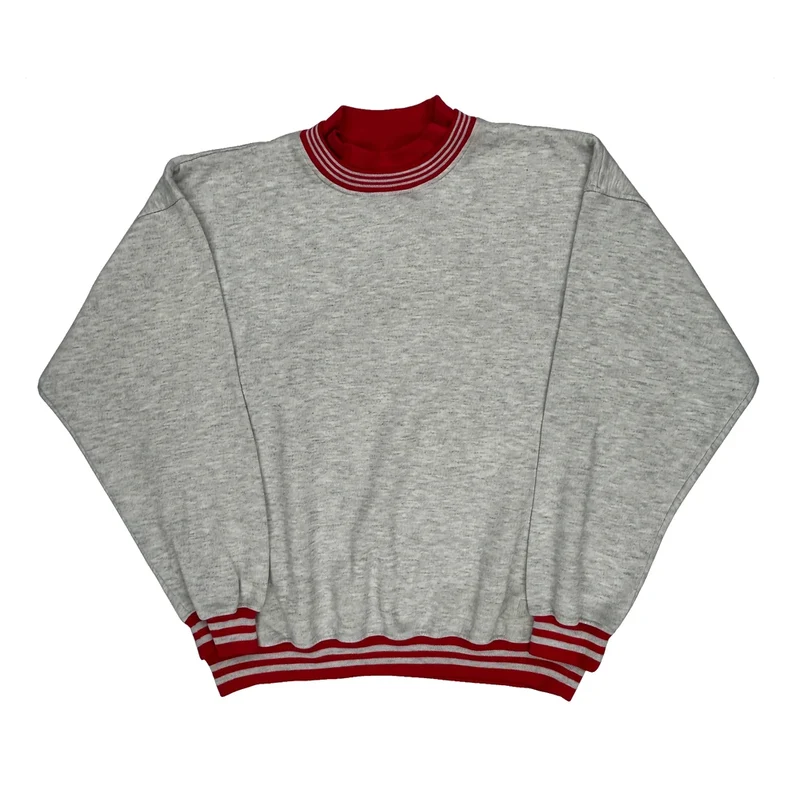 Blank Gear Sweatshirt - XL Grey Cotton Blend