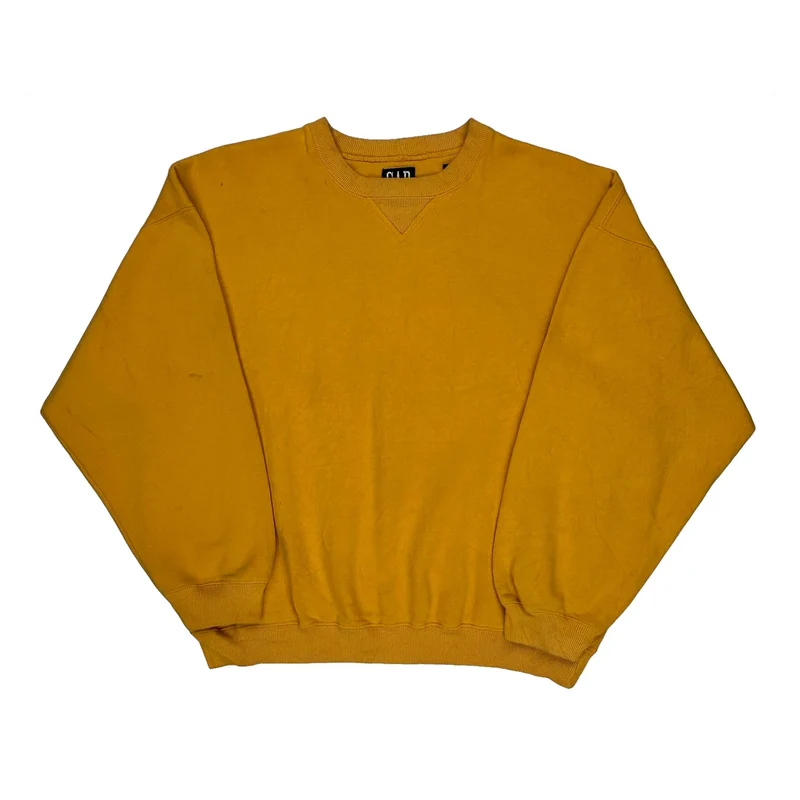 Blank Gap Sweatshirt - Large Yellow Cotton