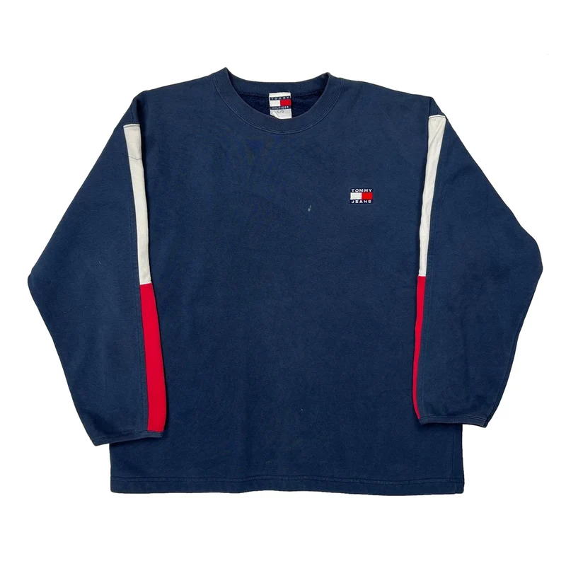 Tommy Hilfiger Sweatshirt - Large Blue Cotton