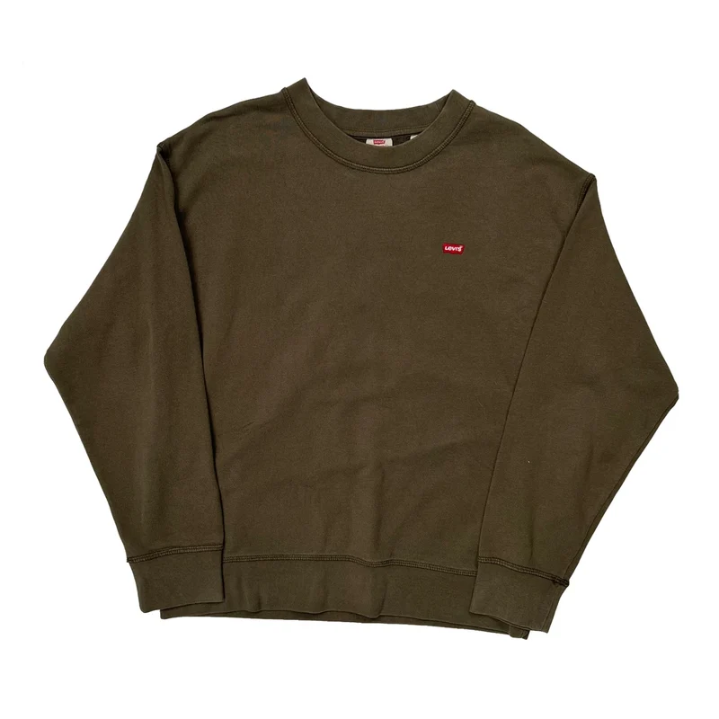 Levis Sweatshirt - Large Brown Cotton