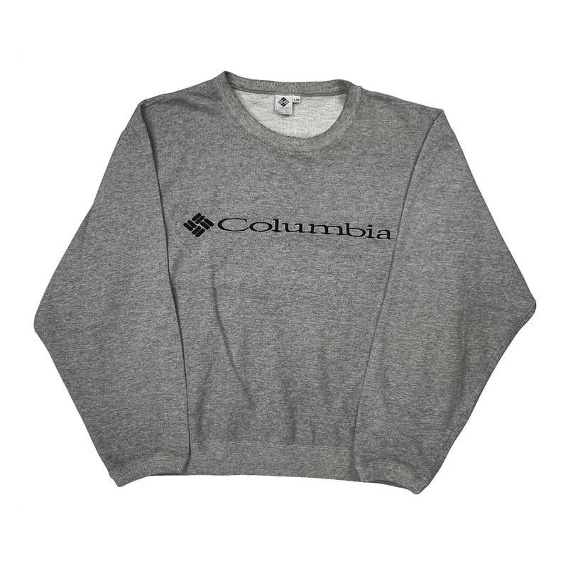 Columbia Sweatshirt - Large Gray Cotton
