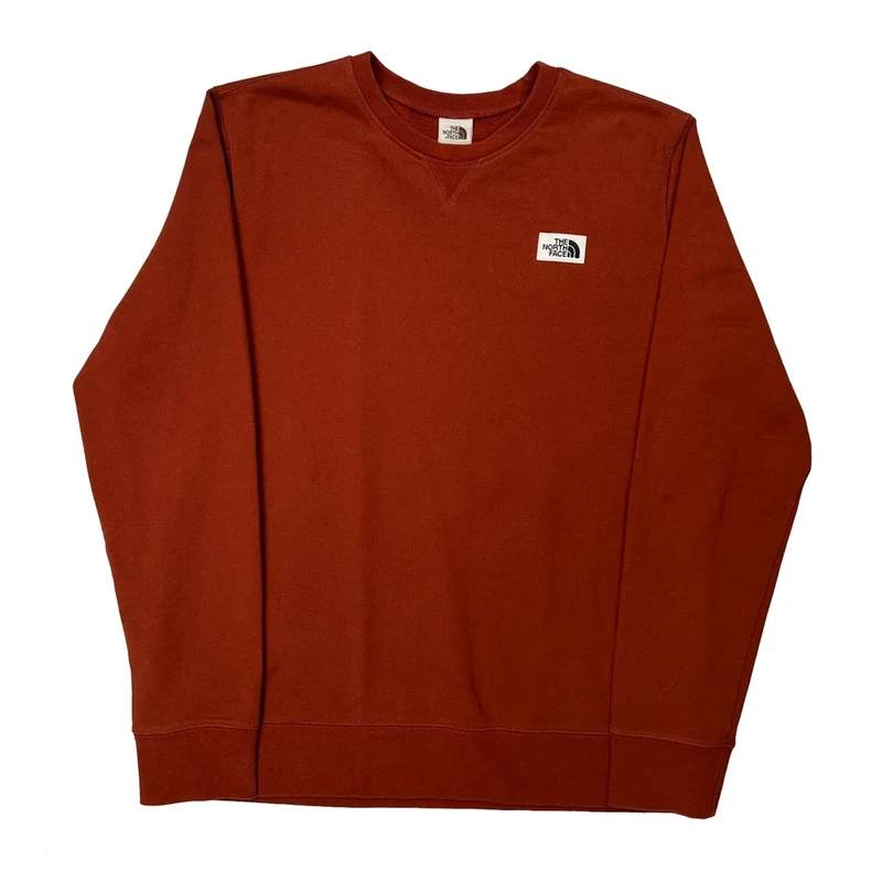 The North Face Sweatshirt - XL Red Cotton