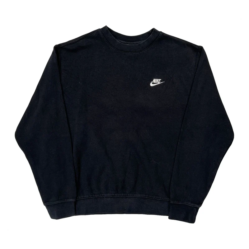 Nike Sweatshirt - Medium Black Cotton