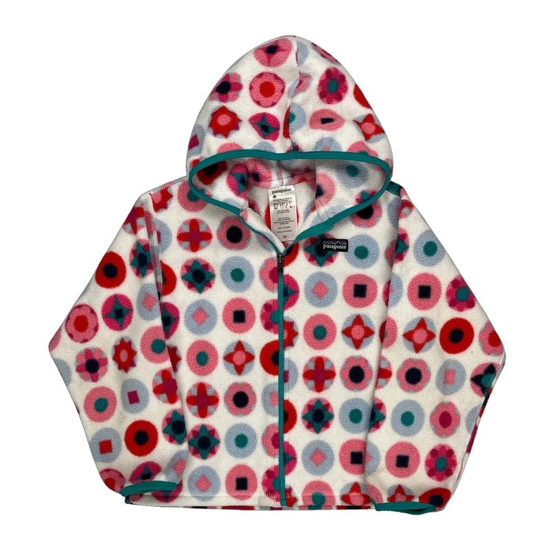 Age 5 Patagonia Polka Dot Fleece Jacket - XS Multicoloured Polyester