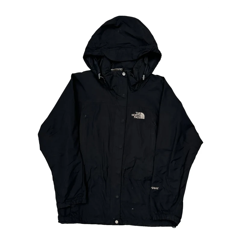 The North Face Waterproof Jacket - Medium Black Nylon