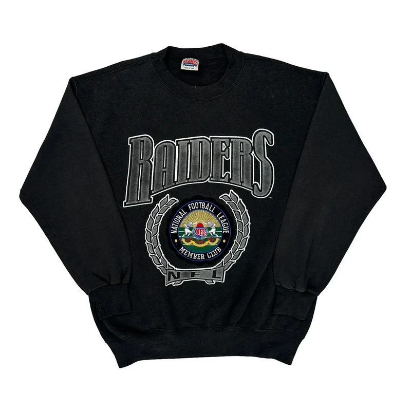 Made In USA Nutmeg Raiders Sweatshirt - XL Black Cotton