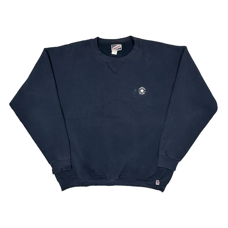 Converse Sweatshirt - XL Navy Cotton