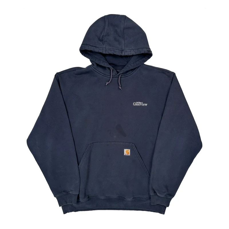 Carhartt Hoodie - XL Navy Cotton Blend