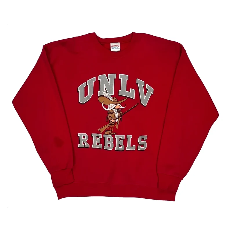 Unlv Rebels What On Earth College Sweatshirt - XL Red Cotton