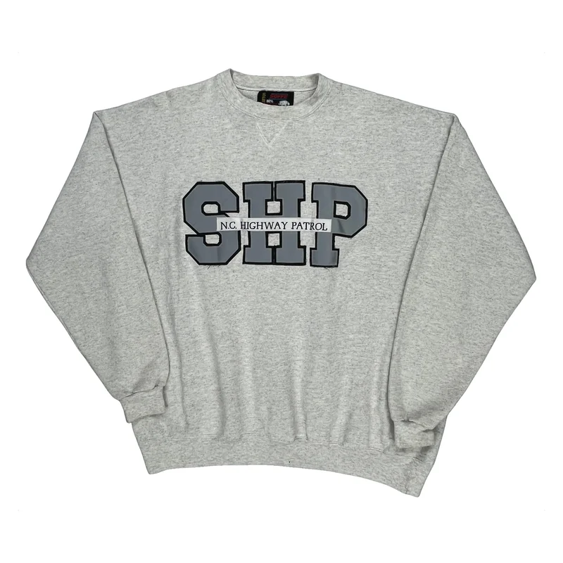 N.C. Highway Patrol Soffe College Sweatshirt - 2XL Grey Cotton