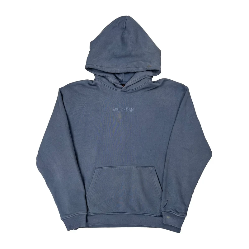 Jordan Hoodie - Large Blue Cotton