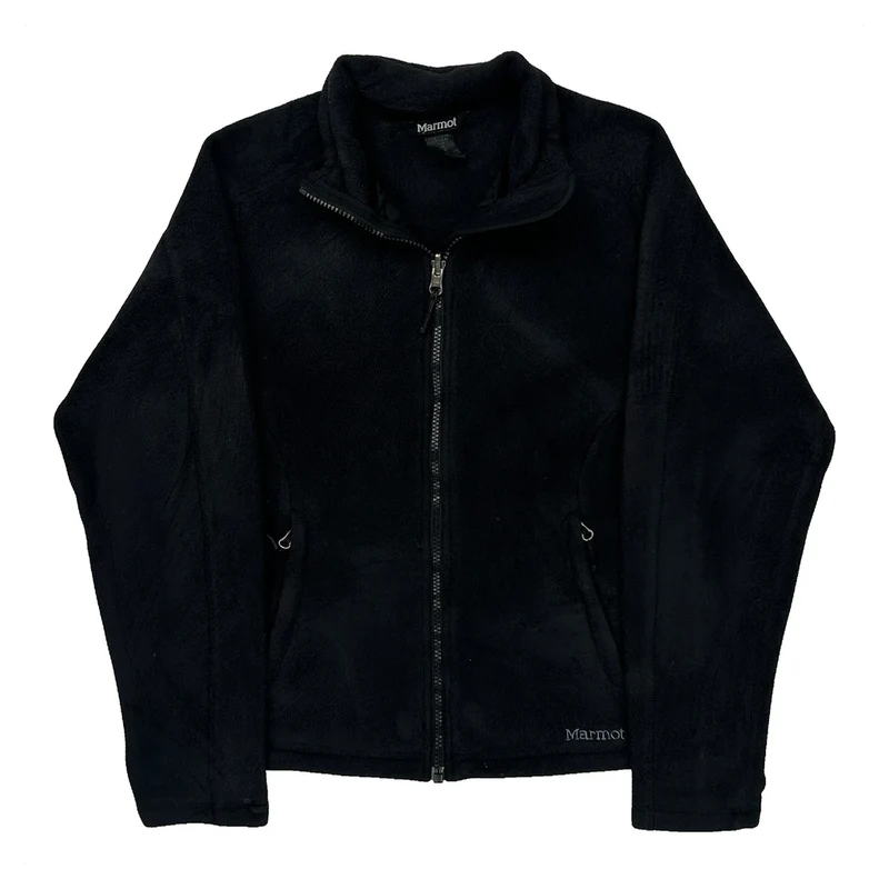 Marmot Fleece Jacket - Medium Black Polyester
