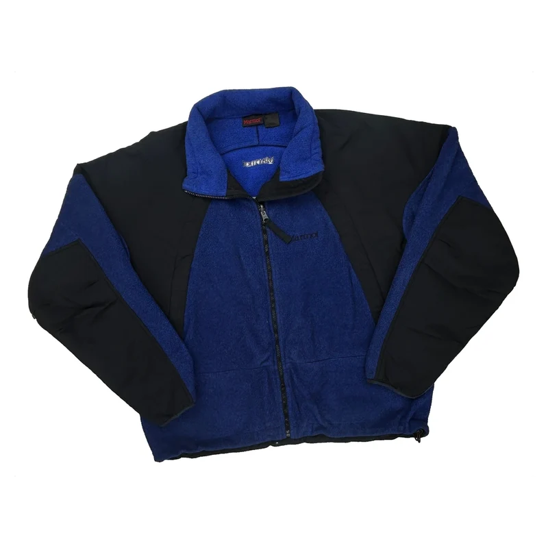 Marmot Fleece Jacket - XL Blue Polyester