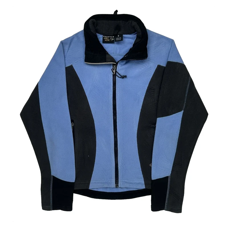 Made In USA Mountain Hard Wear Fleece Jacket - Small Blue Polyester