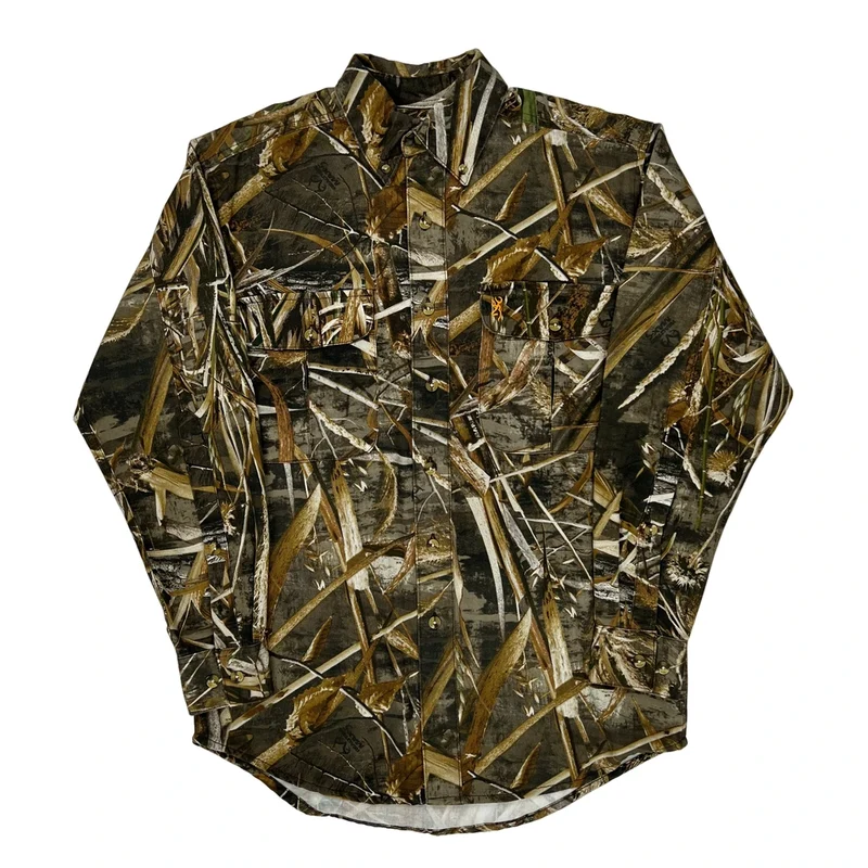 Browning Camo Shirt - Small Camo Cotton Blend