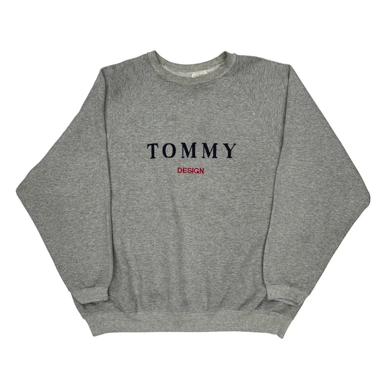 Just My Size Sweatshirt - 2XL Gray Cotton Blend