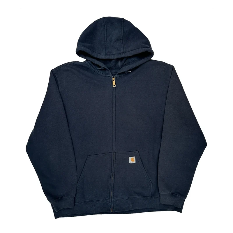 Carhartt Hoodie - 2XL Navy Cotton Blend