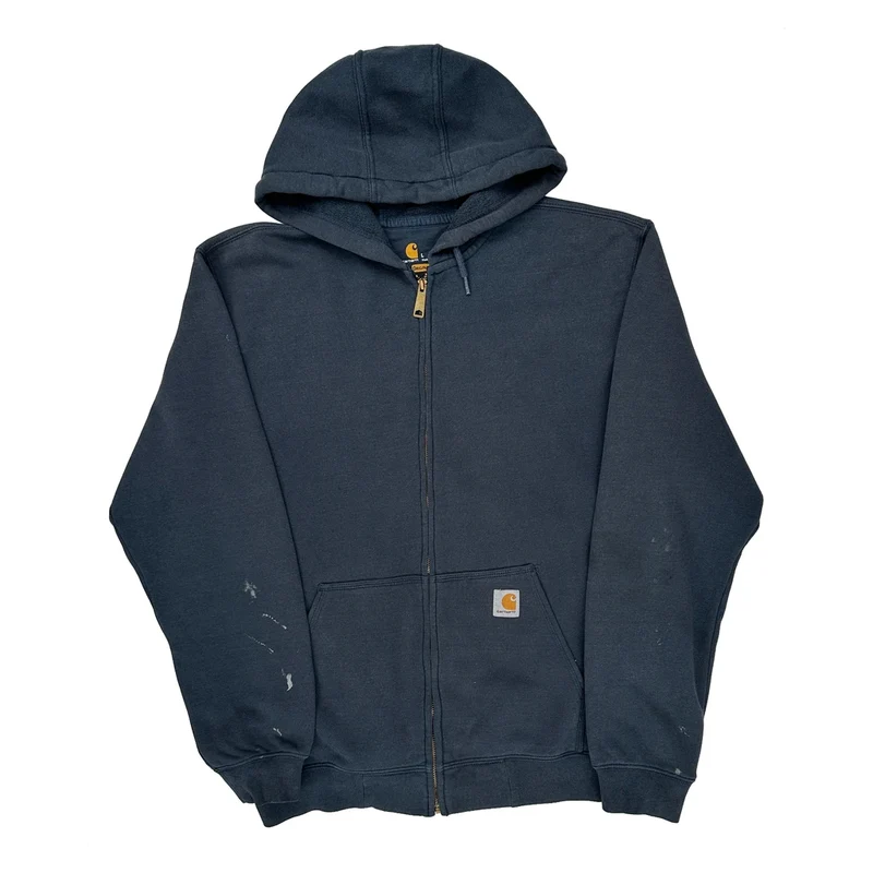 Carhartt Hoodie - Large Navy Cotton