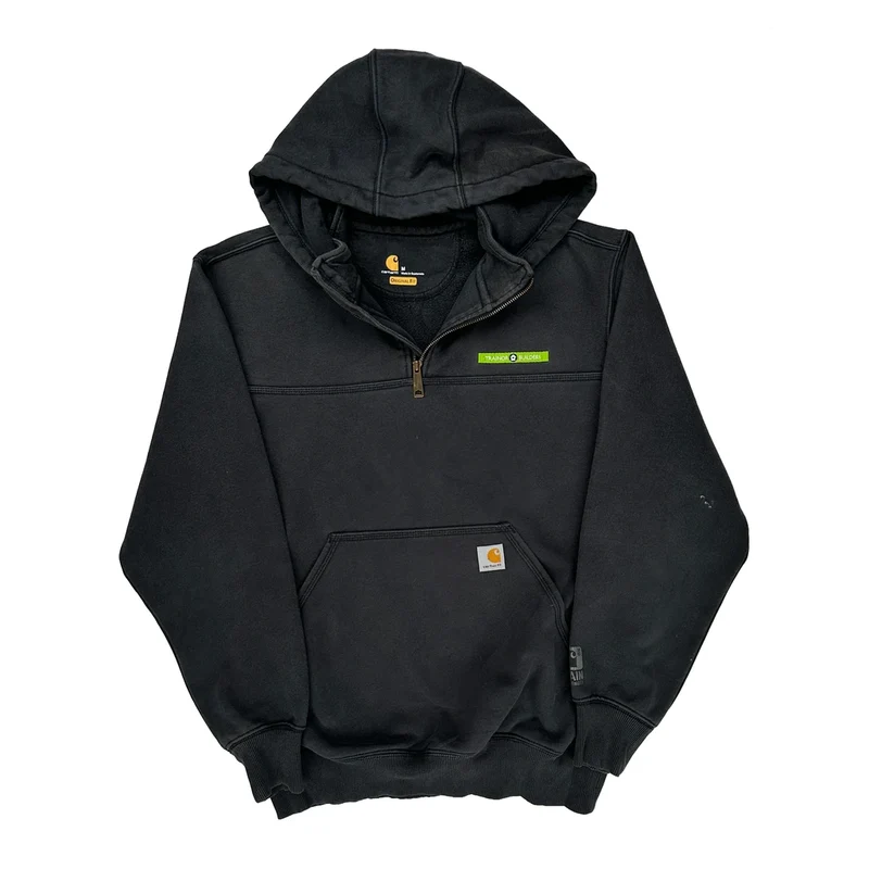 Carhartt Hoodie - Medium Black Cotton