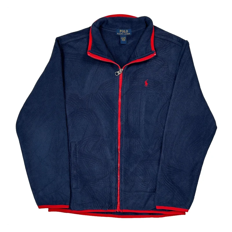 Age 14-16 Polo By Ralph Lauren Fleece Jacket - Large Blue Polyester