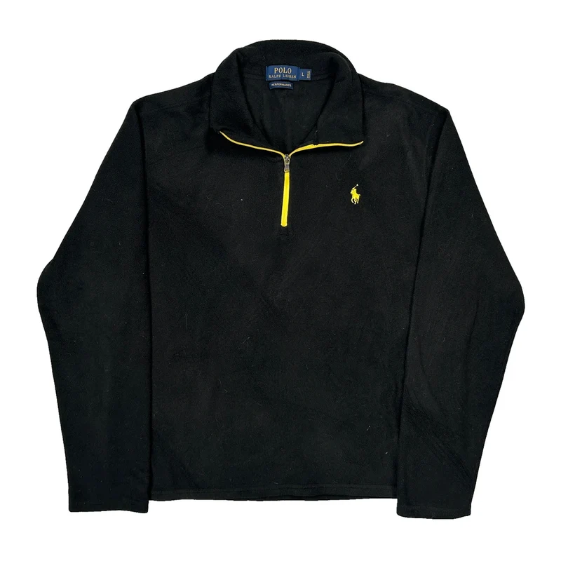 Polo By Ralph Lauren Fleece - Large Black Polyester