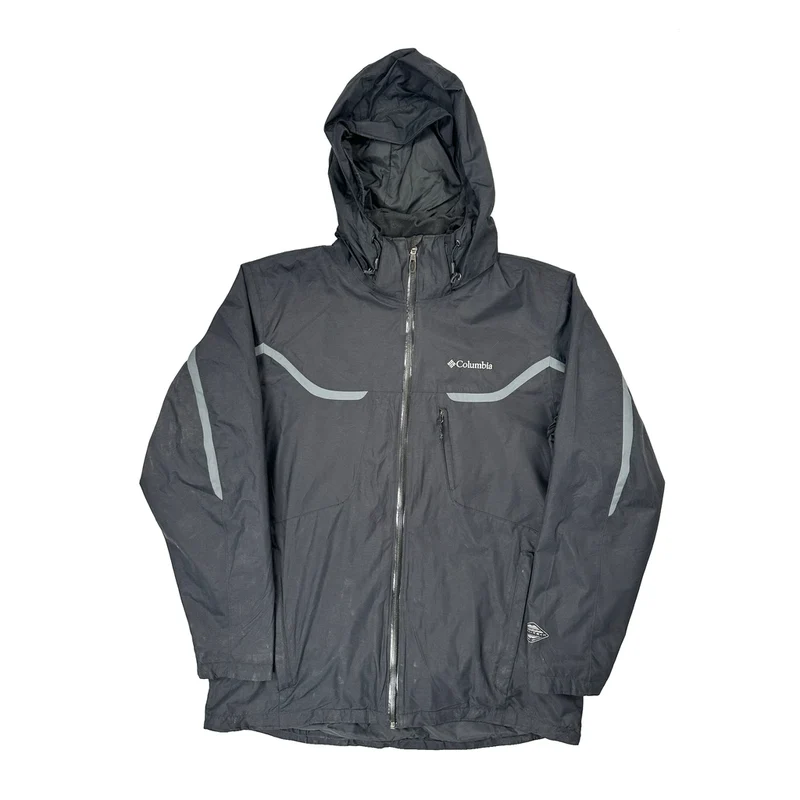 Omni-Tech Columbia Waterproof Jacket - Large Black Polyester