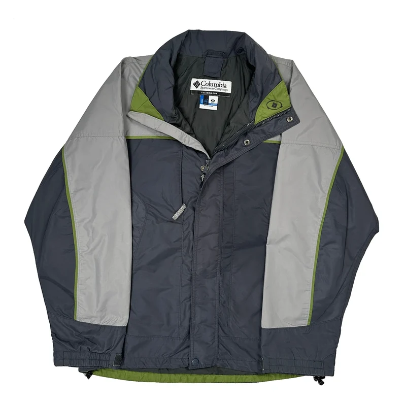 Columbia Ski Jacket - Medium Gray Polyester
