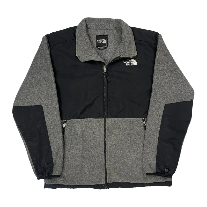 Kids The North Face Denali Fleece Jacket - XL Gray Polyester