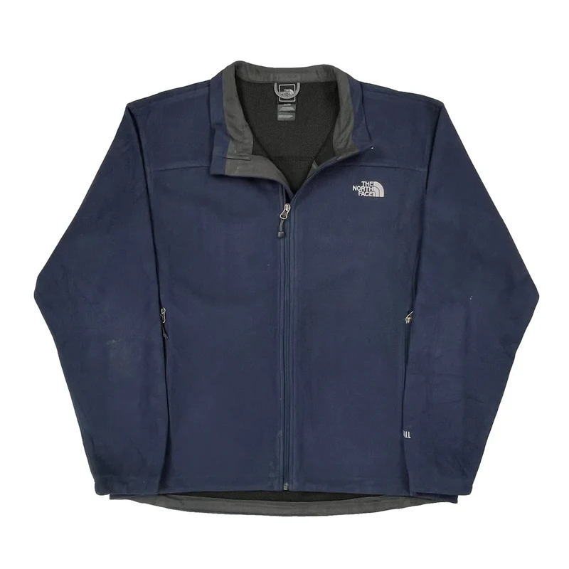 The North Face Fleece Jacket - XL Blue Polyester