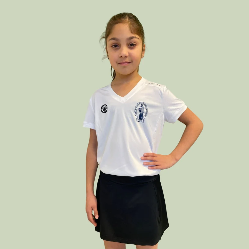 Hercules Kadiri Girls Performance Tee Wit