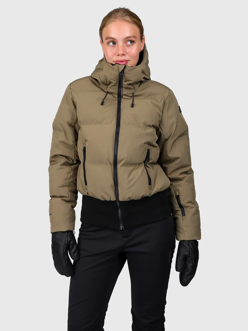 Firecrown Women Snow Jacket | Dusky Green