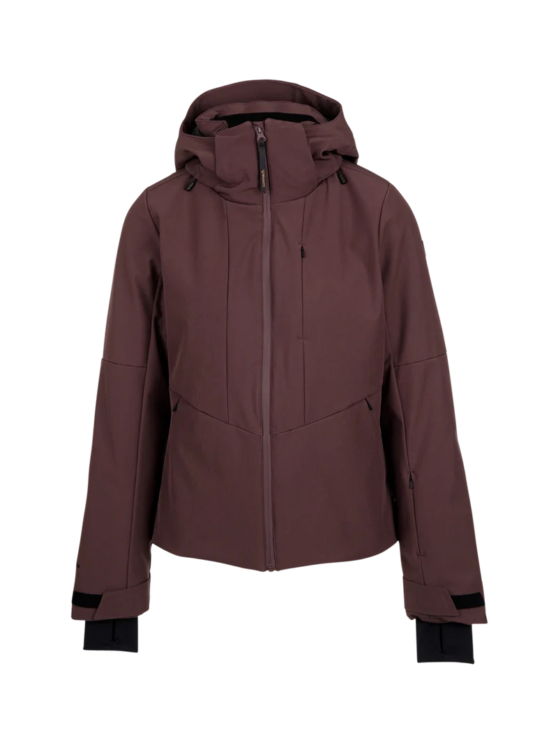 Jana Women Softshell Jacket Snow | Raisin