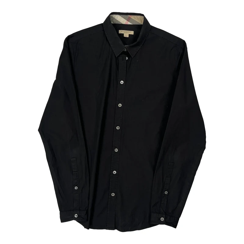 Burberry Brit Shirt - Medium Black Cotton