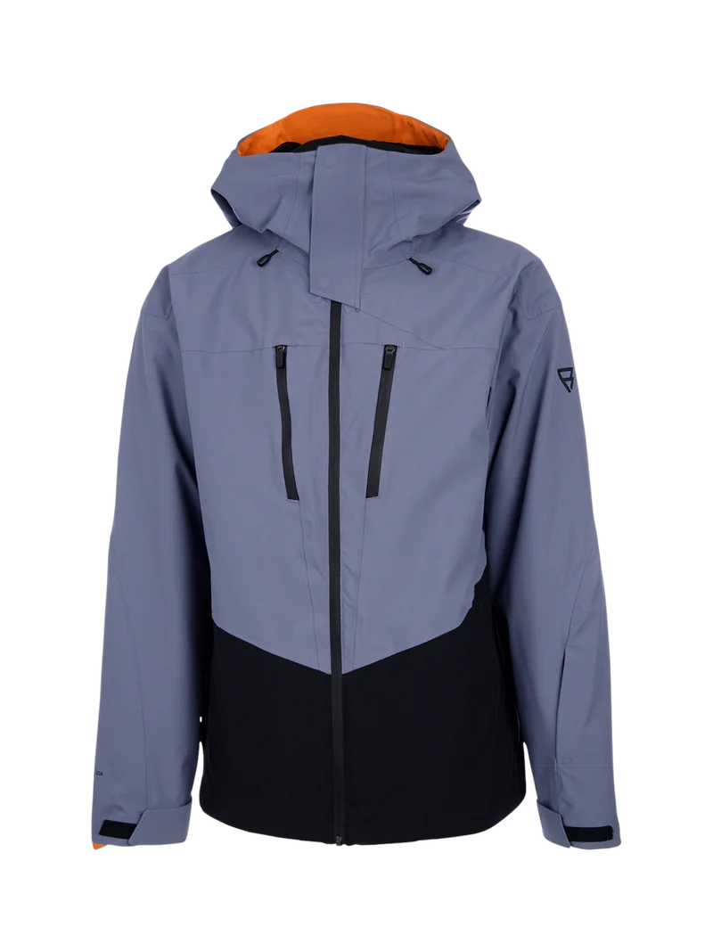 Kendron Men Snow Jacket | Grey Sky