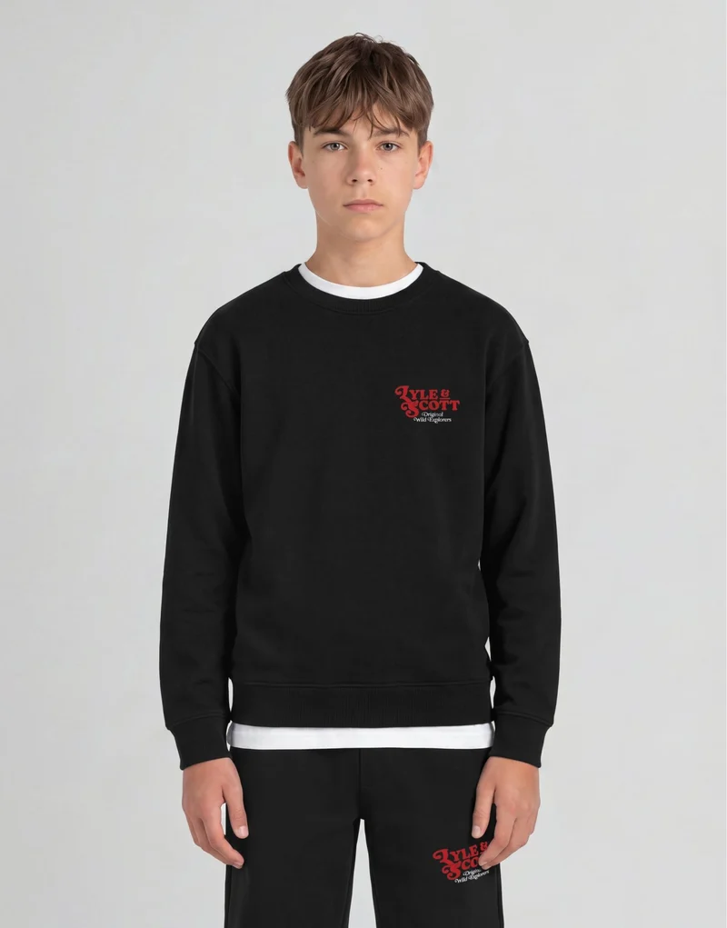 Landscape Graphic Crew Neck Sweatshirt
