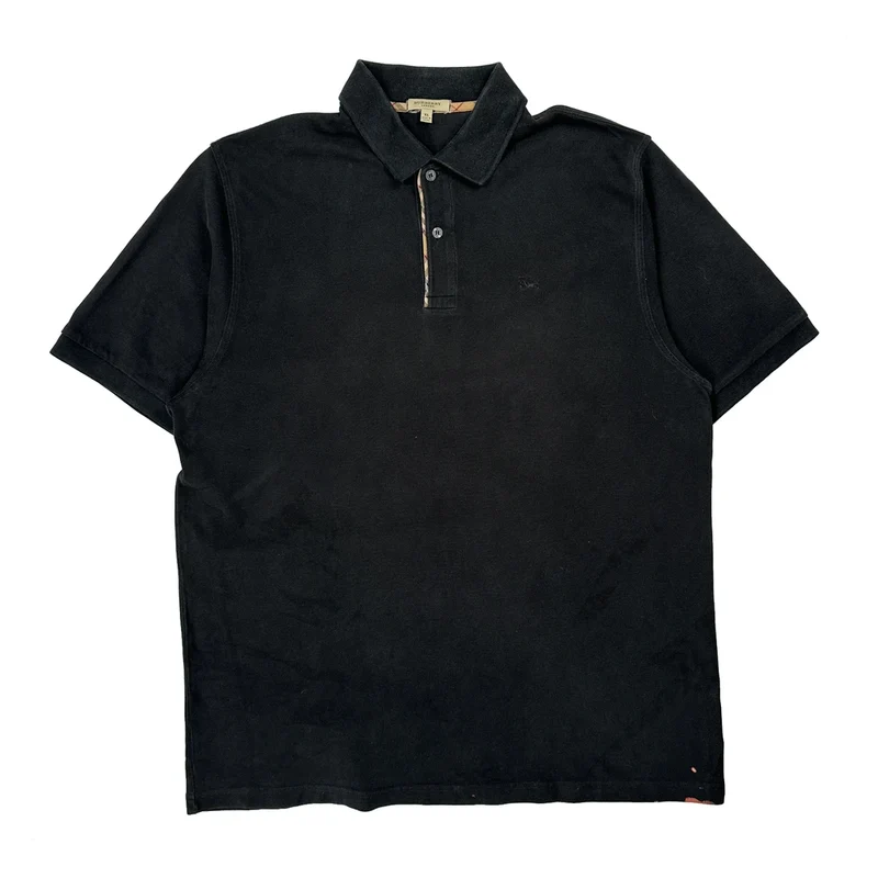 Burberry London Polo Shirt - XL Black Cotton