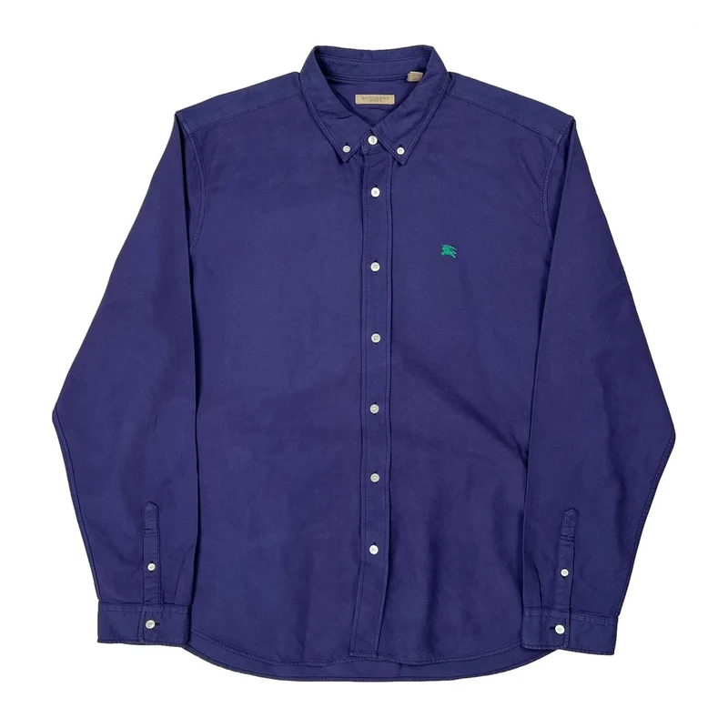 Burberry Brit Shirt - 2XL Blue Cotton