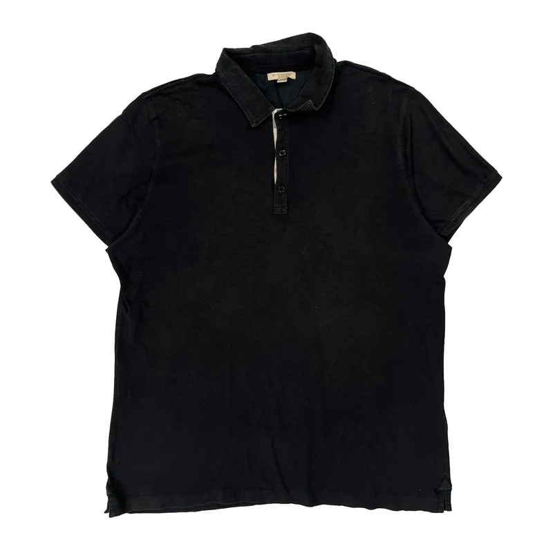 Burberry Brit Polo Shirt - 2XL Black Cotton
