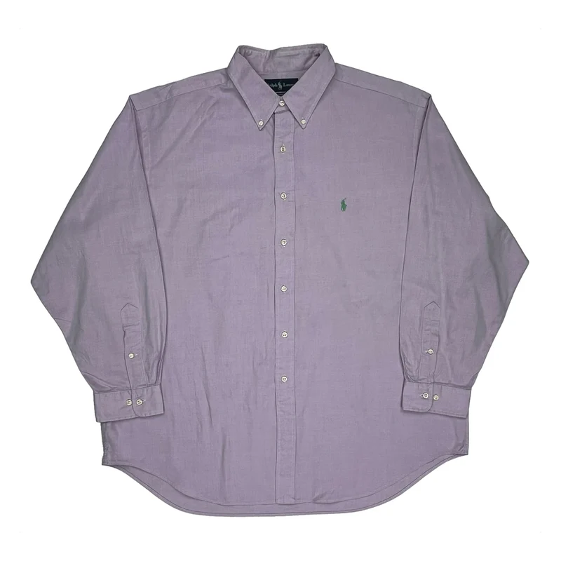Ralph Lauren Shirt - 2XL Purple Cotton