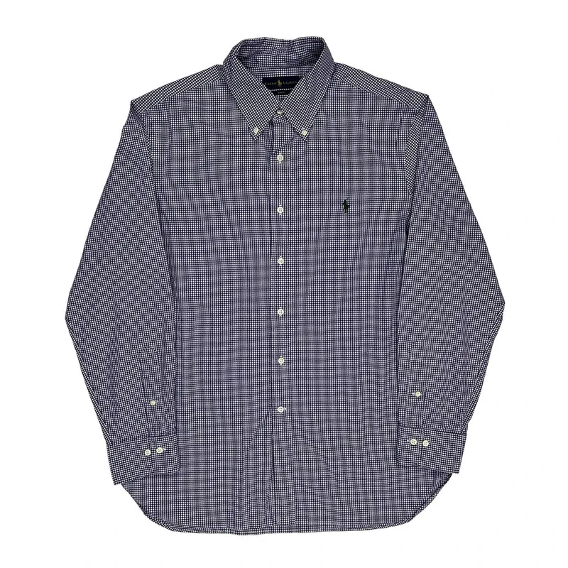 Ralph Lauren Slim Fit Shirt - XL Blue Cotton