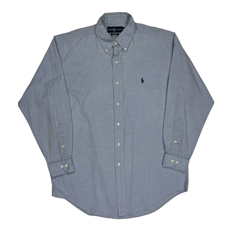 Ralph Lauren Shirt - Medium Blue Cotton