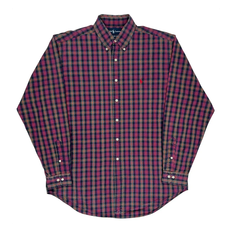 Ralph Lauren Checked Shirt - Large Multicoloured Cotton