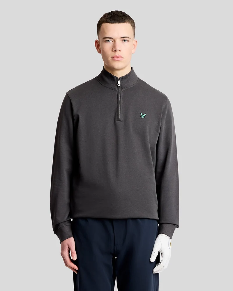 Green Eagle Cotton 1/4 Zip Midlayer