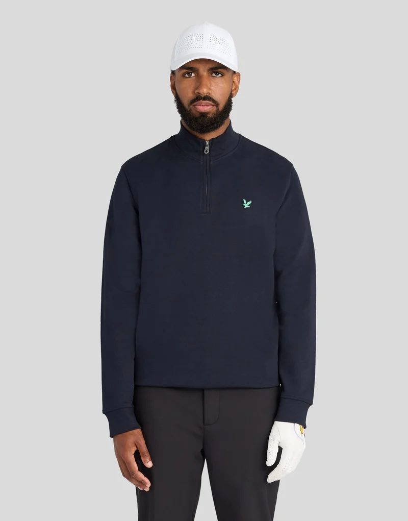 Green Eagle Cotton 1/4 Zip Midlayer