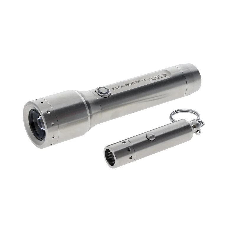 WHS Ledlenser P5R Core & V8 Stainless Set