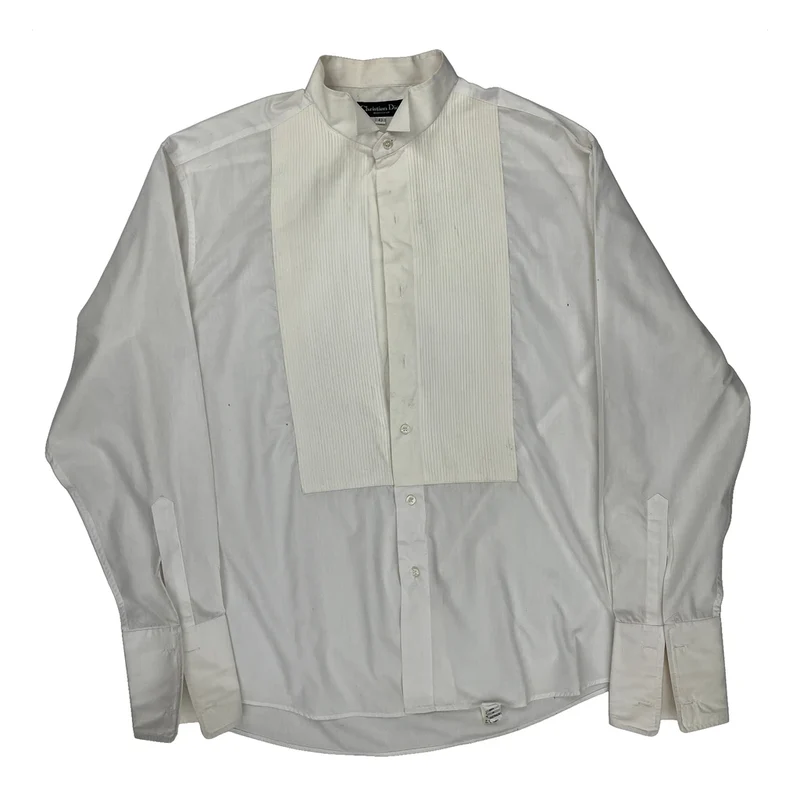 Christian Dior Shirt - Medium White Cotton