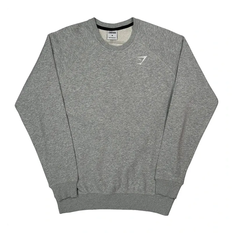 Gymshark Sweatshirt - Medium Grey Cotton Blend