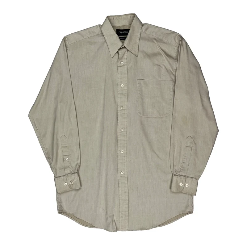 Nautica Shirt - Medium Beige Cotton